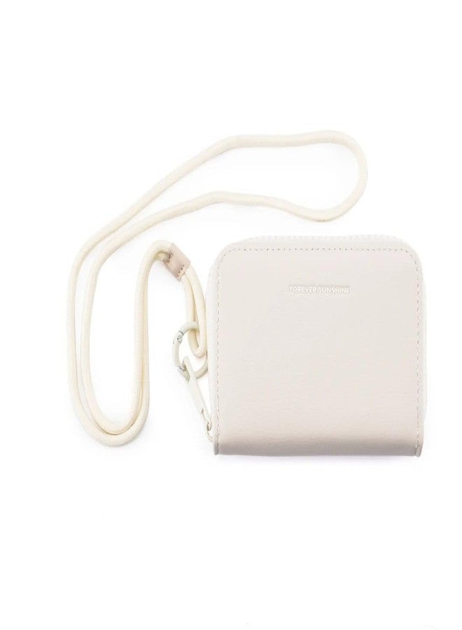 JI ACCESSORIES JI TravelMate Hanging Wallet Purse Women's Wallet Zipper Premium Wallet (White) - Image 1